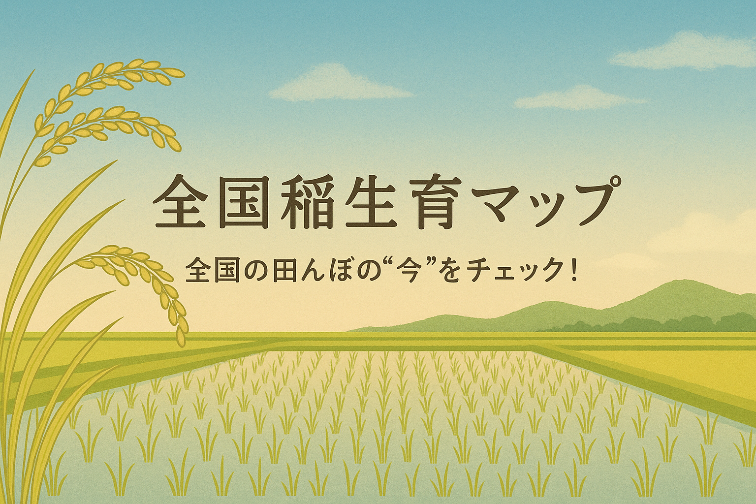 全国稲生育マップ